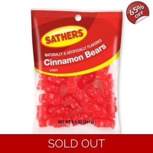 Sathers Cinnamon Bears 120g Bag - Gummy Sweets